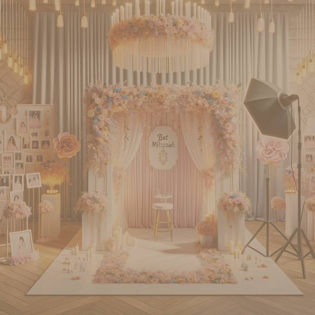 Фотозоны и оформление Бат мицвы