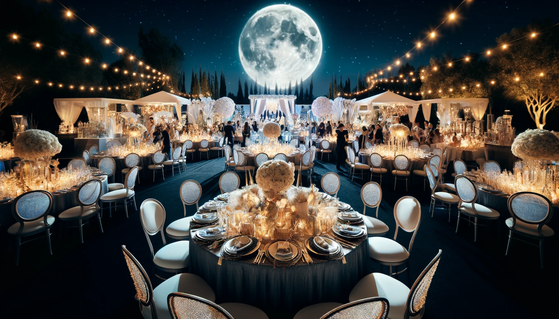 Изысканные детали вечеринки